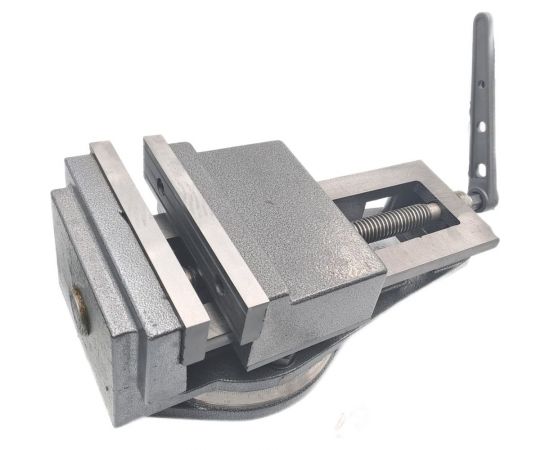 Станочные тиски TORNERI с открытым винтом поворотные L губок 200 мм, серия QB200 045769 – изображение 4