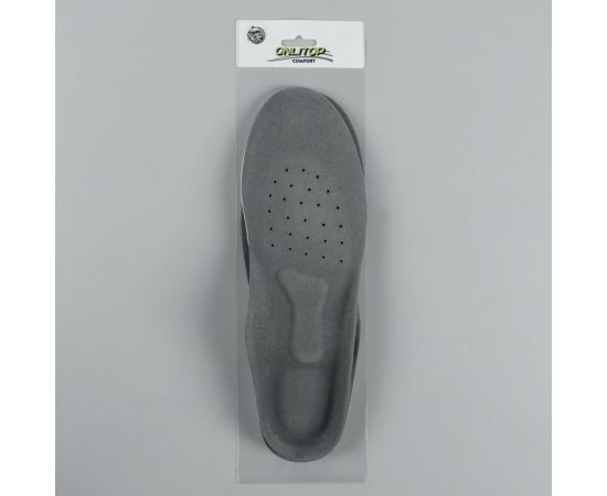Универсальные спортивные стельки ONLITOP размер 41-46, серые ОТ 1866823 – изображение 4