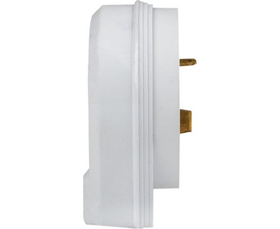 Вилка для разъема РШ-ВШ EKF 32А 250В 2P+PE пластиковая белая AS-250-B-01 – изображение 4