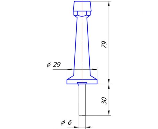 Дверной упор Apecs DS-0015-GM 14422 – изображение 5