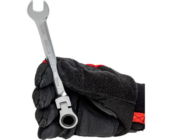 Комбинированный трещоточный шарнирный ключ 12 мм Gigant grf-132 – изображение 6