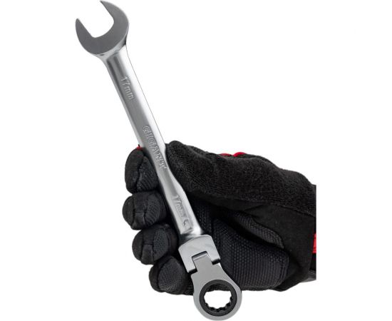 Комбинированный трещоточный шарнирный ключ 17 мм Gigant grf-136 – изображение 6