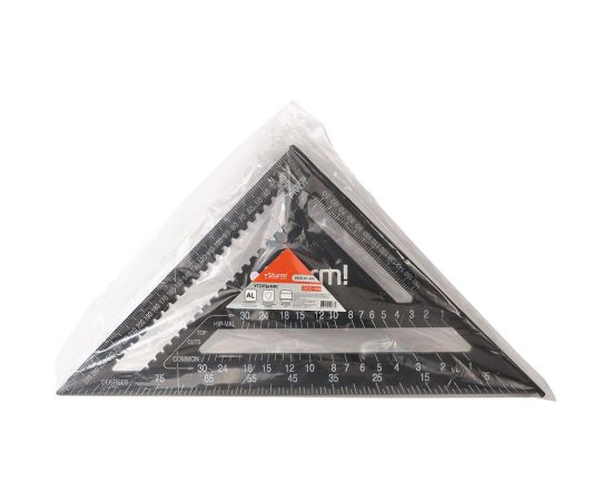 Угольник Sturm 300мм, алюминиевый сплав, чёрная оксидация, белая шкала, 2020-07-300 – изображение 6
