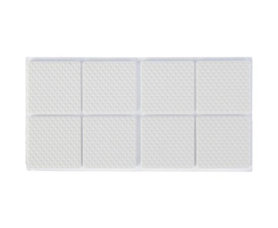 Мебельная накладка ТУНДРА квадратная, размер 38х38 мм, 8 шт, полимерная, цвет белый 3609861 – изображение 7