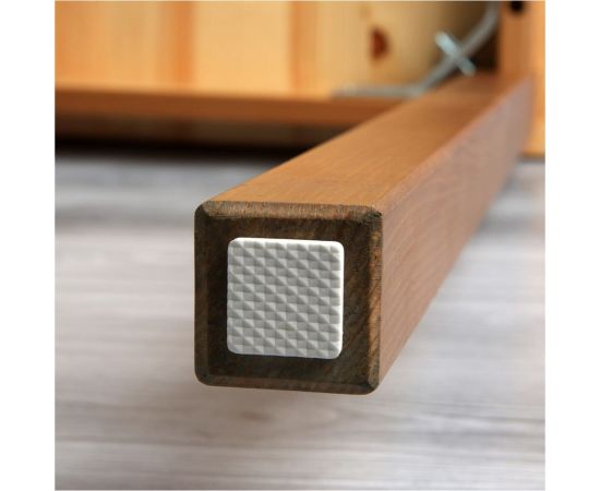 Мебельная накладка ТУНДРА квадратная, размер 38х38 мм, 8 шт, полимерная, цвет белый 3609861 – изображение 9