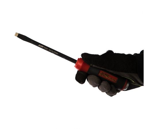 Профессиональная силовая отвертка с алмазным наконечником SL8х150мм JTC 5408 