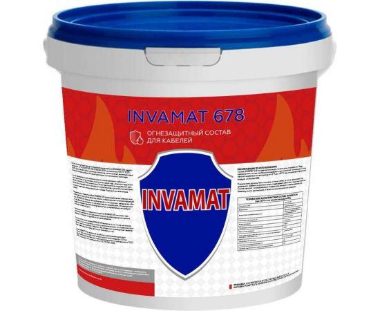 Огнезащитный состав для кабелей INVAMAT 678 белый 20 кг 1029 
