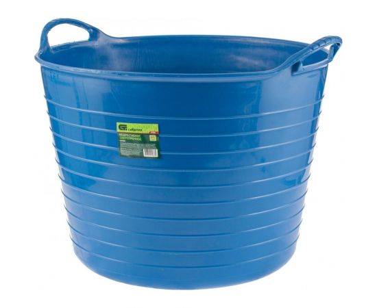 Гибкое сверхпрочное ведро СИБРТЕХ 28 л, синее 67523 
