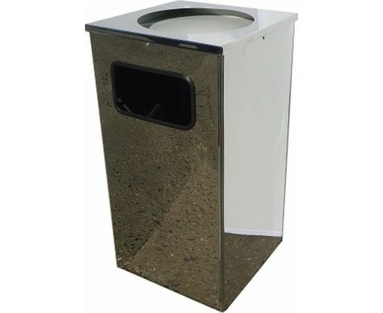 Урна Титан Мета Квадро-15 хром 4607078087276 