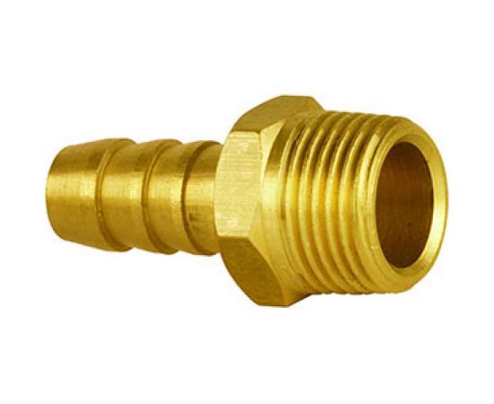 Штуцер с наружной резьбой 1/2M для шланга с внутренним диаметром 8 мм SHPI P-22-1 