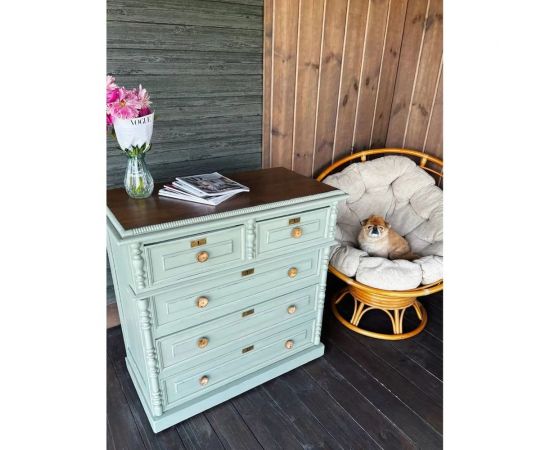 Краска для мебели и декора ATURI Design Меловой бархат mia фисташковый торт, 0.4 кг T1-00010826 – изображение 12