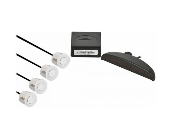 Парковочный радар DIGMA DCK-100W 4датч. 22мм белый 1шт в упаковке 480636 – изображение 2