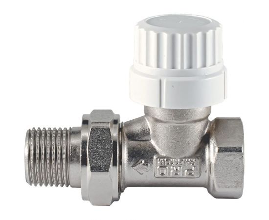 Термостатический клапан радиатора PROFACTOR прямой, с преднастройкой, 1/2 PF RVT 980 – изображение 2