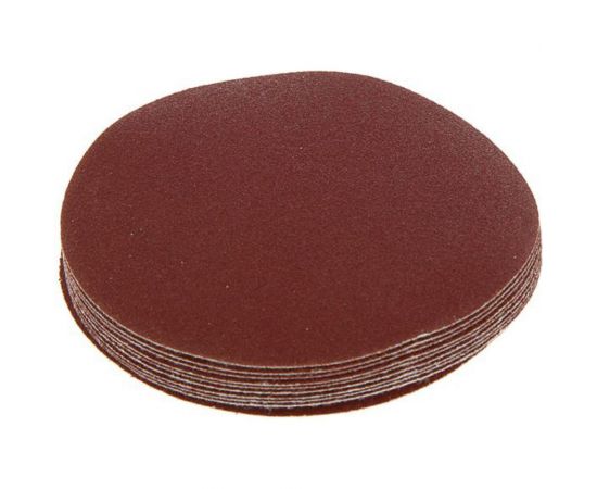 Круг абразивный шлифовальный под липучку (10 шт; 115 мм; Р100) ТУНДРА 1865789 – изображение 2