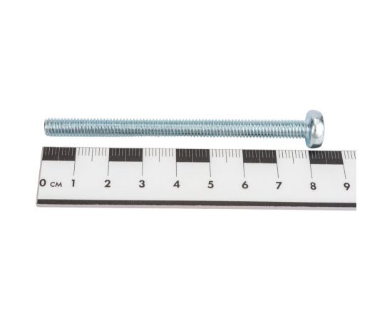 Винт с полусферической головкой STARFIX М6x80 мм, цинк, кл.пр. 5.8, DIN 7985, 5 шт. SMZ1-54242-5 – изображение 4