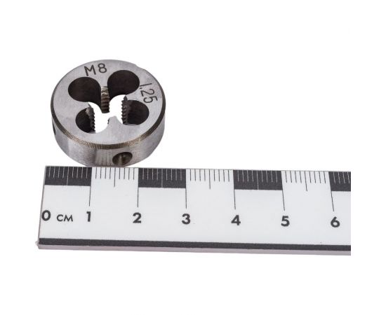 Плашка в пластиковом футляре ЭВРИКА M08x1,25-25мм ER-00812P – изображение 4