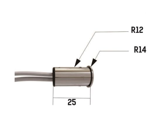Инфракрасный выключатель на преграду MAKSILED врезной, 12/24В, 60 Вт, 5A, IP20, кабель 1,5м ML-DS-CYL – изображение 5
