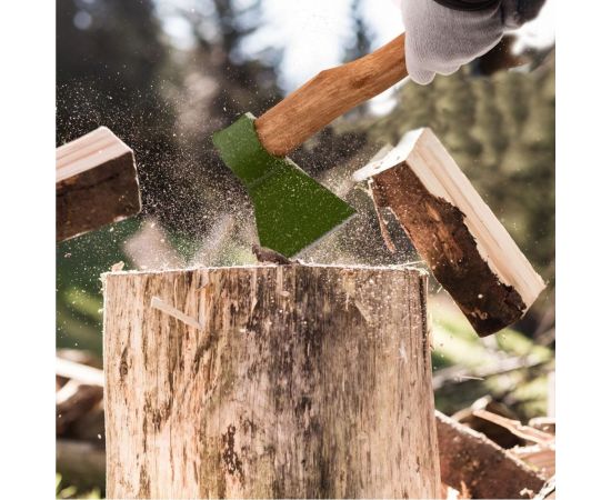 Кованый топор СИБРТЕХ 800/1050 г, деревянное топорище, 400 мм, Б2 21608 – изображение 9