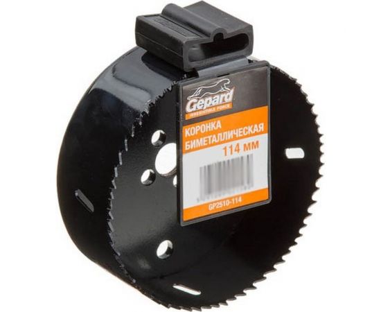 Коронка биметаллическая 114 мм Gepard GP2510-114 