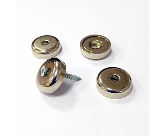 Магнитное крепление с отверстием Проф-магнит В16, 4 шт. PMYP-B-16 