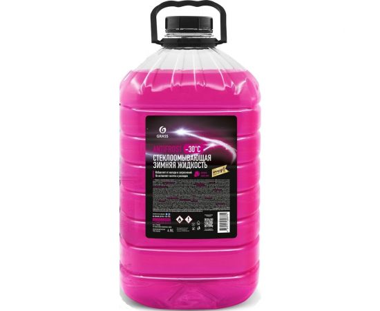Стеклоомывающая жидкость Grass AntiFrost канистра 4 л 110485 