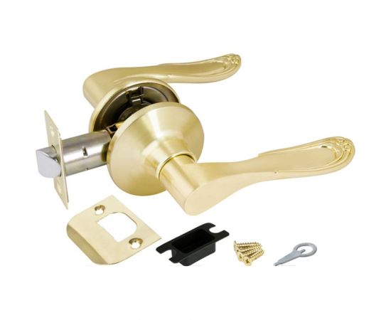 Ручка защелка PUNTO 6030 SB-P без фик. мат. золото 34695 