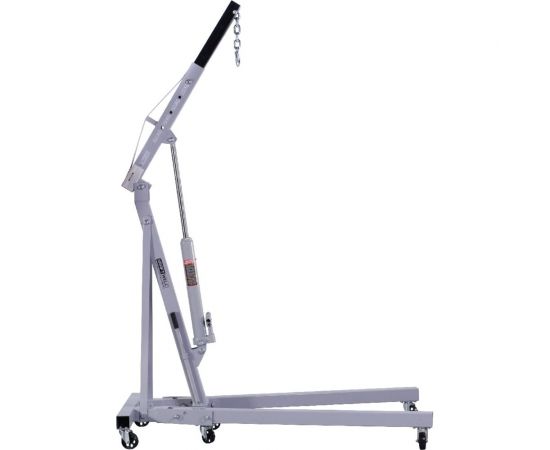 Складной кран KraftWell г/п 1000 кг. однотактный, цвет серый KRWCA 