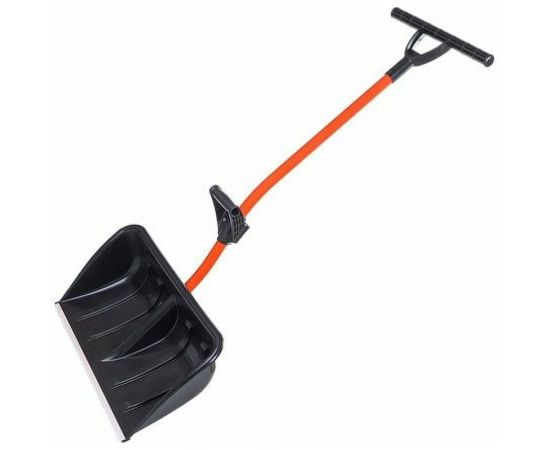 Снеговая пластмассовая лопата-скрепер со стальным черенком STARTUL 680x380 мм ST9057-3 