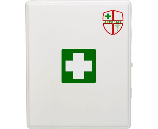 Аптечка для оказания первой помощи работникам ООО АППОМЕД по приказу №1331н, пластиковый шкаф 4030 