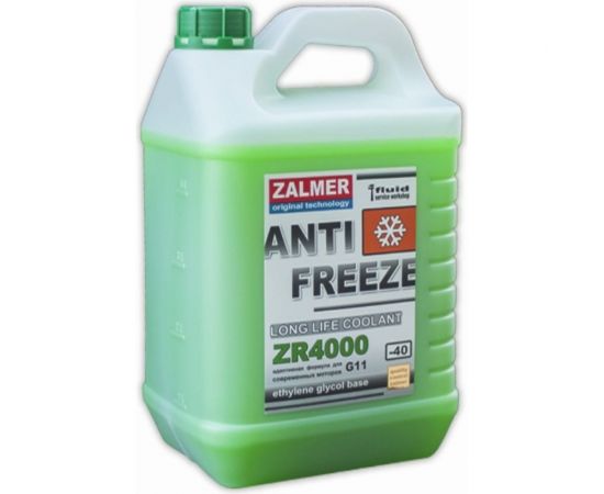 Антифриз ZALMER Antifreeze ZR4000 LLC G11 зеленый -40С 5кг ZR40G005 