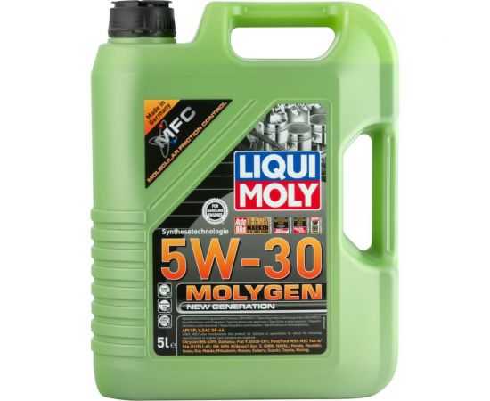 Моторное масло LIQUI MOLY Molygen New Generation НС-синтетическое, 5W-30, SP, GF-6A, 5 л 9952 