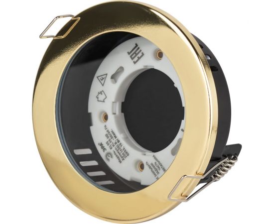 Влагозащищенный встраиваемый светильник ЭРА KL95 GD GX53, IP44, золото Б0055810 – изображение 12