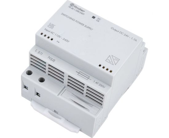 Импульсный источник питания Finder 230В AC - 24В DC, 36Вт, 1, 5А, 783612302401 – изображение 2