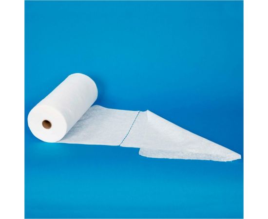 Одноразовая белая салфетка ЧИСТОВЬЕ в рулоне 100 шт, 30x40 см, спанлейс 40 г/м2 631060 – изображение 2