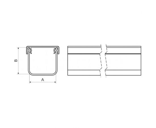 Грунтовой кабельный канал KOPOS 130X140, комплект 2 метра KOPOKAN 3_ZD – изображение 2
