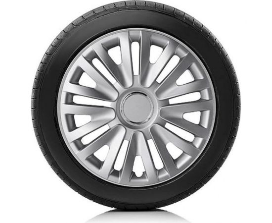 Колпаки на колёса AUTOPROFI размер 16 400мм WC-1105 SILVER 16 – изображение 2