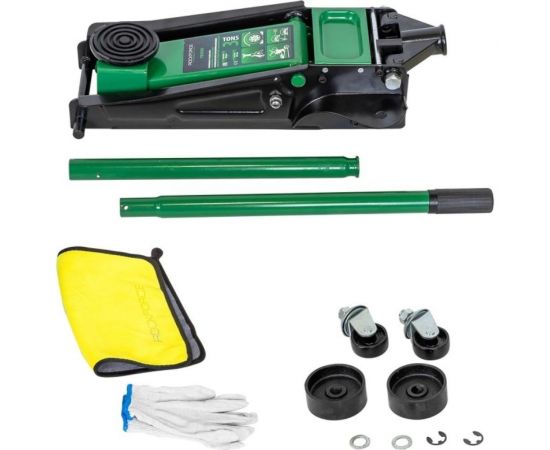 Гидравлический подкатной домкрат ROCKFORCE 3 т, двухпоршневой RF-T83505 – изображение 2