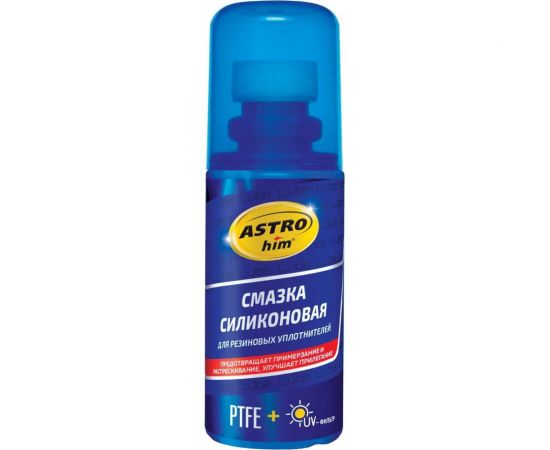 Силиконовая смазка для резиновых уплотнителей с ptfe Astrohim флакон с губкой-аппликатором 100 мл AC4642 – изображение 2