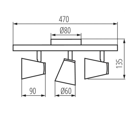 Потолочный спот KANLUX ENALI EL-3I B/ 28767 – изображение 2