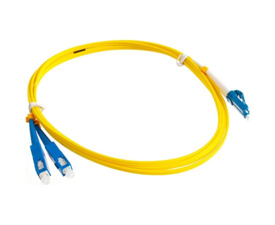 Переходной волоконно-оптический шнур NIKOMAX желтый, 2м NMF-PC2S2C2-SCU-LCU-002 – изображение 2