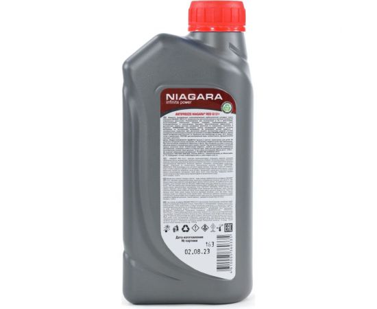 Охлаждающая жидкость NIAGARA Антифриз G12+, карбоксилатный, красный, 1 кг 1001001006 – изображение 2