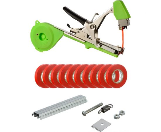 Садовый тапенер для подвязки растений BIRD HOUSE 10 лент, 10 000 скоб, ремкомплект, G0652 – изображение 2