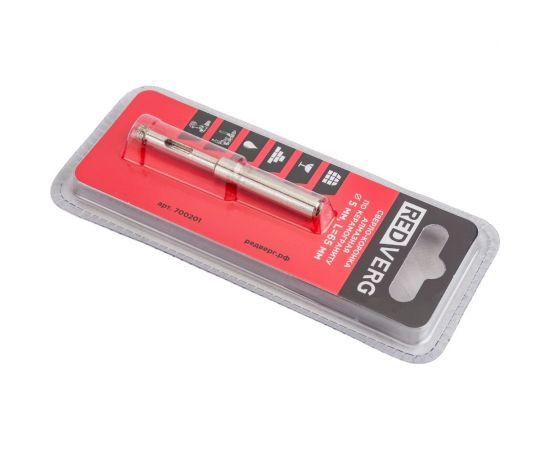 Сверло-коронка алмазная по керамограниту 5 мм REDVERG 6627188 – изображение 3