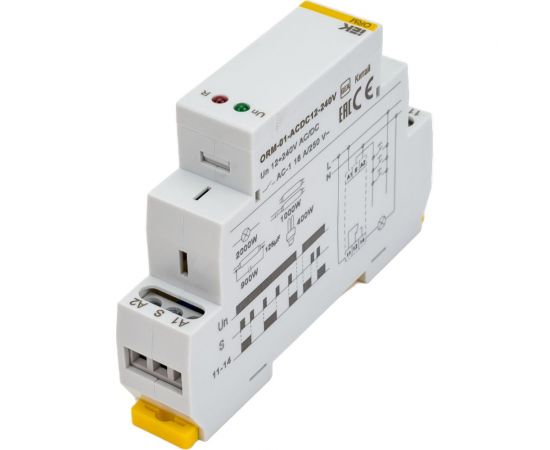 Импульсное реле IEK ORM 1 контакт, 12-240 В AC/DC ORM-01-ACDC12-240V – изображение 3