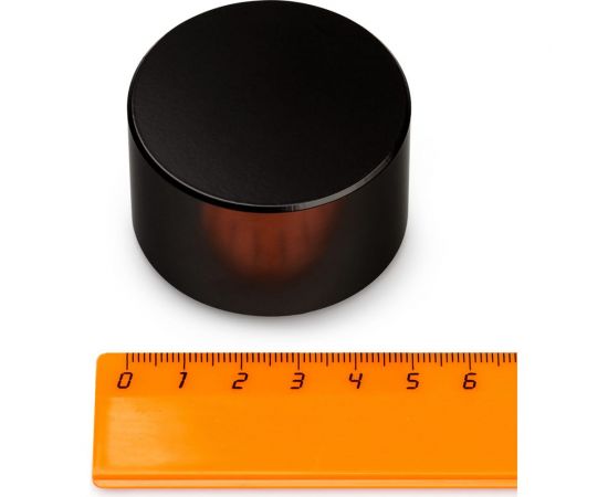Неодимовый магнит Forceberg Великан Black Edition, диск 50x30 мм 1212569Ч – изображение 3