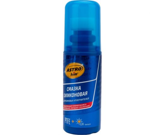 Силиконовая смазка для резиновых уплотнителей с ptfe Astrohim флакон с губкой-аппликатором 100 мл AC4642 – изображение 3