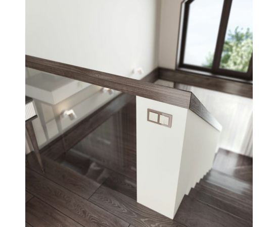 Перекрестный двухклавишный переключатель WERKEL слоновая кость a058434 – изображение 3