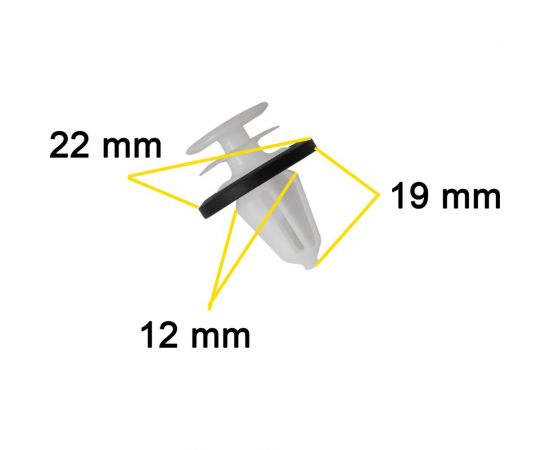 Автокрепеж для Ford 10 шт W713297S300 КрепАвто 1756 – изображение 3