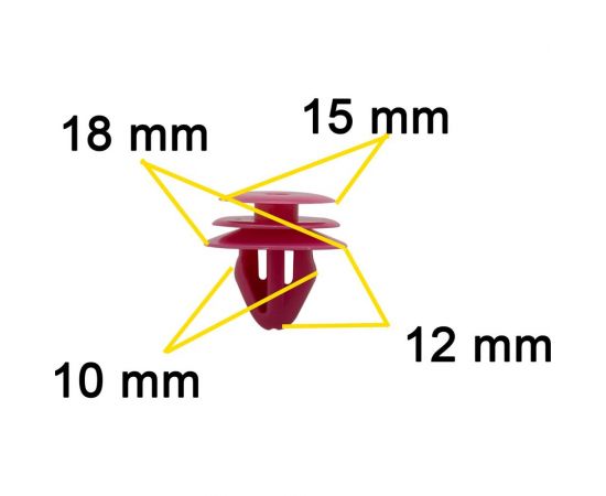 Автокрепеж для Hyundai/Kia 10 шт 8231527000 КрепАвто 1098 – изображение 3