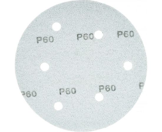 Круг абразивный шлифовальный самоцепляющийся (5 шт; 125 мм; P60; 6 отверстий) ROCKFORCE RF-SD560F – изображение 4